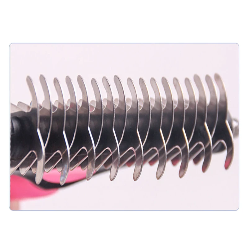Hair Removal Comb for Dogs Cat Detangler Fur Trimming Dematting Deshedding Brush Grooming Tool For matted