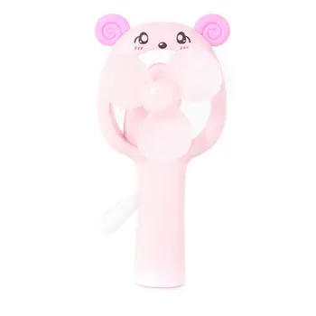 

Cartoon sheep hand pressing children's small fan holding pressure childlike fan Cartoon hand pressure fan
