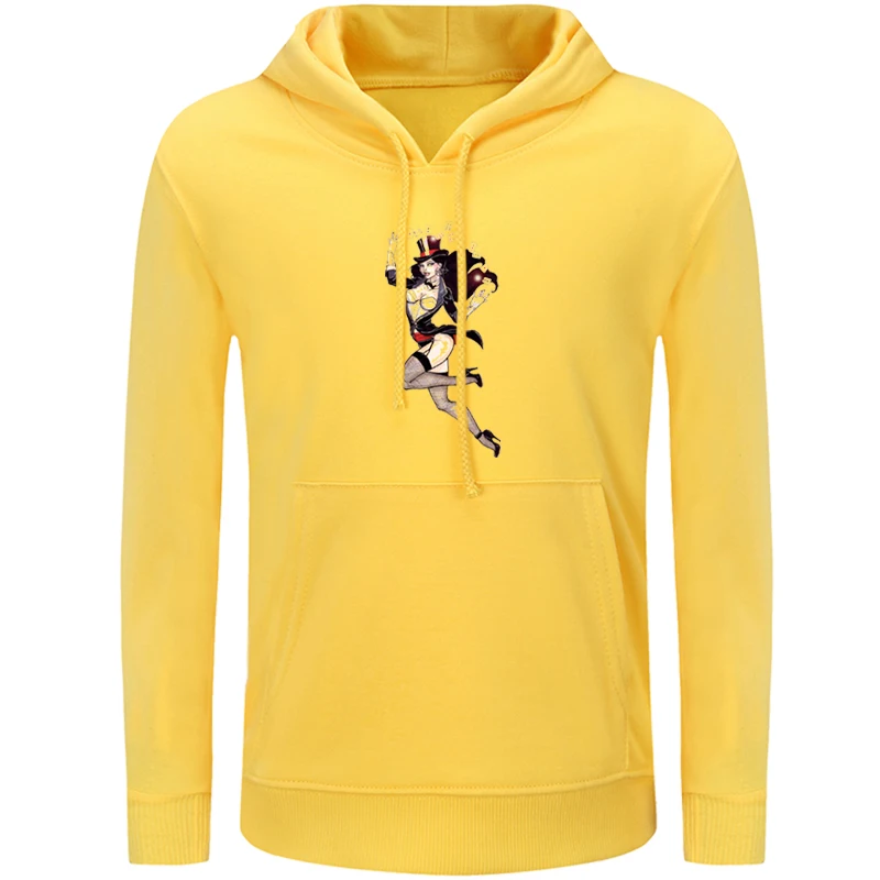 icWM2119Y Zatanna The Mistress of Magic Hoodie Женская мощная ковбойская подковка веселый день воскресенье Графический Свитшот струнный пуловер подарок - Цвет: icWM2119Y