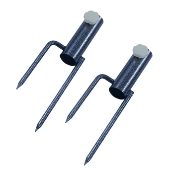 

2Pcs Large Outdoor Sunshade Stall Umbrella Fishing Umbrella Advertising Umbrella Base Umbrella Ground Plug