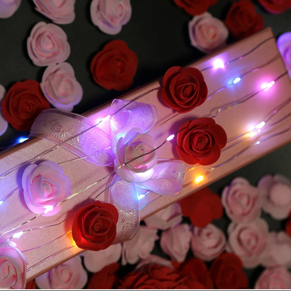 Tanie Łańcuch świąteczny LED kreatywny 7 kolorów serii Mini Decor światła sklep