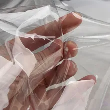 137 см* 50 см ПВХ ультра-прозрачная ТПУ ткань супер-перспективная одежда ветровка водонепроницаемая тонкая кристальная обернутая пластиковая ткань