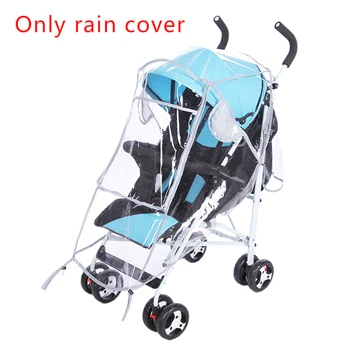 

Outdoor Camping Travel For Wheelchair Anti Mosquito Universal Clear Full EVA Raincoat Baby Carriage Rain Cover Sun Protection