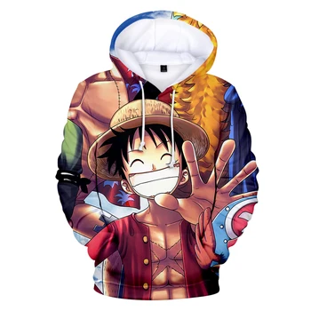 

New Anime one piece 3D Print Hoodie Men's Spring Fall Winter Harajuku Fashion Pullovers Sweatshirt Hip Hop Boys/girls Game Tops