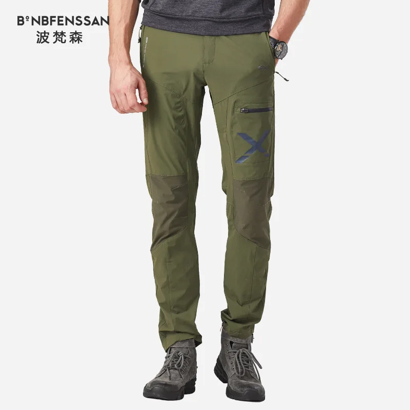 

1671-bonbfenssan Spring And Summer New Style Quick Drying Pants Men And Women-Outdoor Slim Fit Elasticity Breathable Mountain Cl