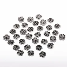 50pcs/Lot Antique Silver 8mm Zinc Alloy Heart Bead Caps Flower For Jewelry Making Findings Diy Bracelet Beads Spaced Jewelry Jewelry Findings 50pcs/Lot Antique Silver 8mm Zinc Alloy Heart Bead Caps Flower For Jewelry Making Findings Diy Bracelet Beads Spaced Jewelry Jewelry Findings