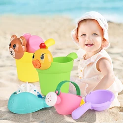 Jouets de plage pour enfants, ours de canard mignon, Kit de jouets de bain pour enfants, plage d'été, jeu d'eau de sable, jeu d'extérieur pour garçons et filles 