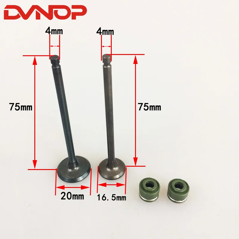 

valve,for,Suzuki ,lets4 lets5 V50G 4T,piston ,39mm,pin 10mm, oil seal 50cc