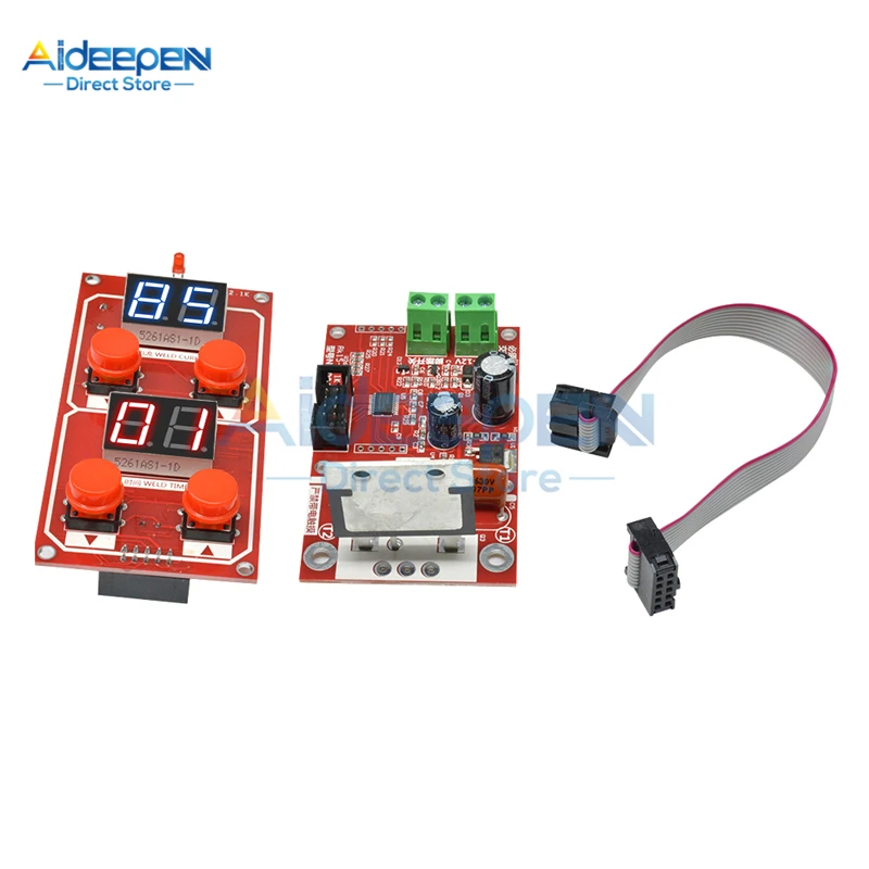 portable arc welder 40A/100A Spot Welding Machine Control Board Welder AC 110V 220V to 9V Transformer Controller Board Timing Current Time Current soldering iron station Welding Equipment