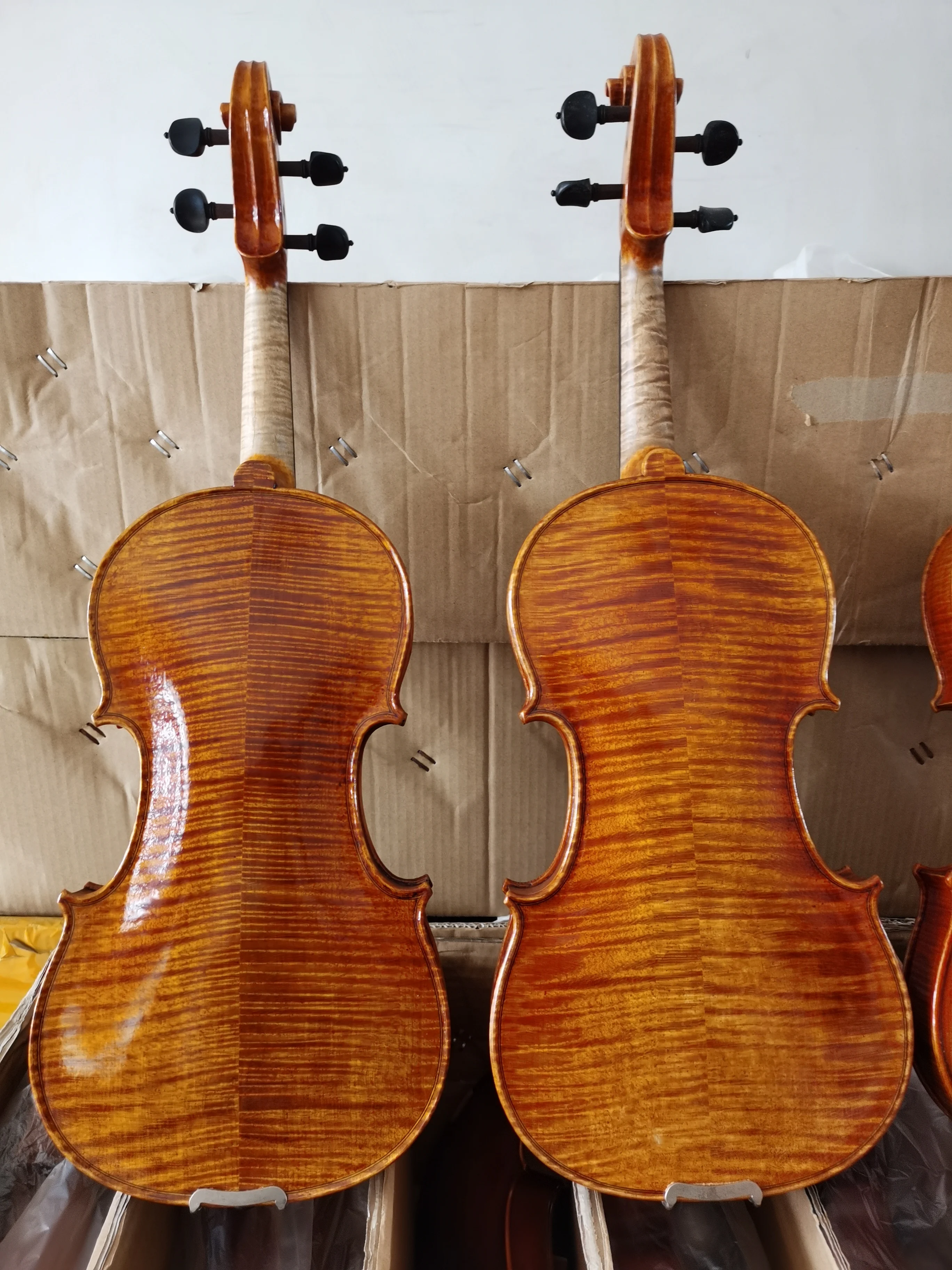 Italy Top Oil Varnish Violin! A Great Stradivari 4/4 Violin Red brown Master Tone! free shipping case bow Strings violin accesso