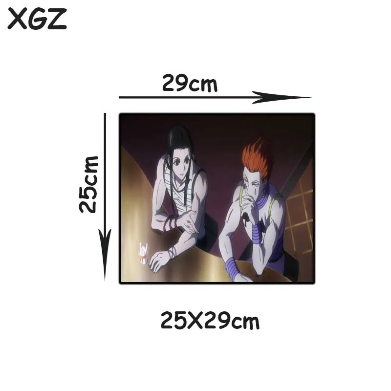 Большой компьютерный Настольный коврик XGZ Magician Killer Hisoka черный Охотник за краями