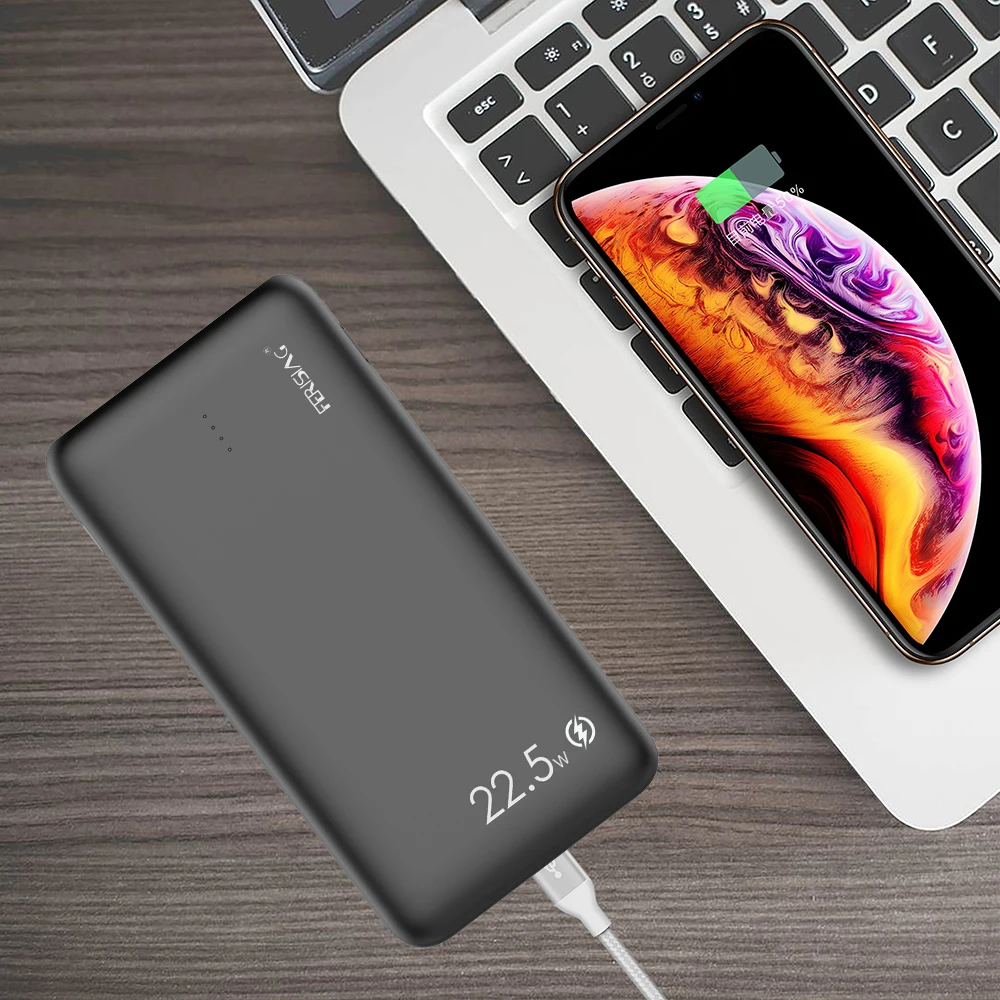 FERISING 5A VOOC Super Fast Charger 10000mah Power Bank USB Type C External Battery PD QC 3.0 Powerbank for Oneplus 6T 7 8 9 10 24 Hc67b76e623c54bacaa16ca1ef2ab49ddY