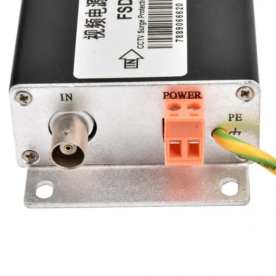 Сетевой Lightning Portector 2 в 1 сетевой Arrester BNC + DC видео источник питания Защита от