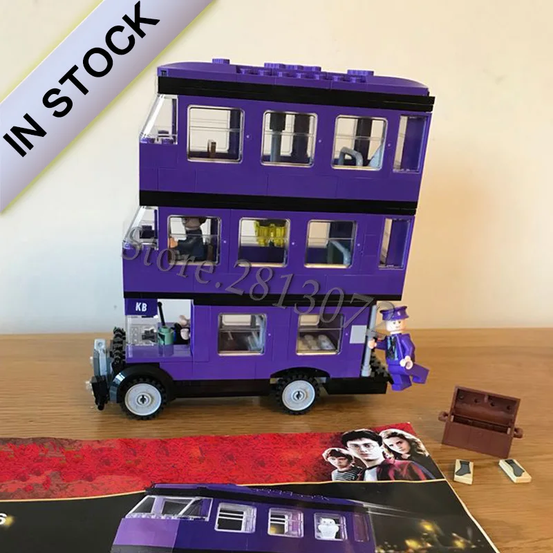 

In Stock 75957 The Knight Bus 11342 Potter Movie Serices 403Pcs Model Building Blocks Bricks Toys Bela