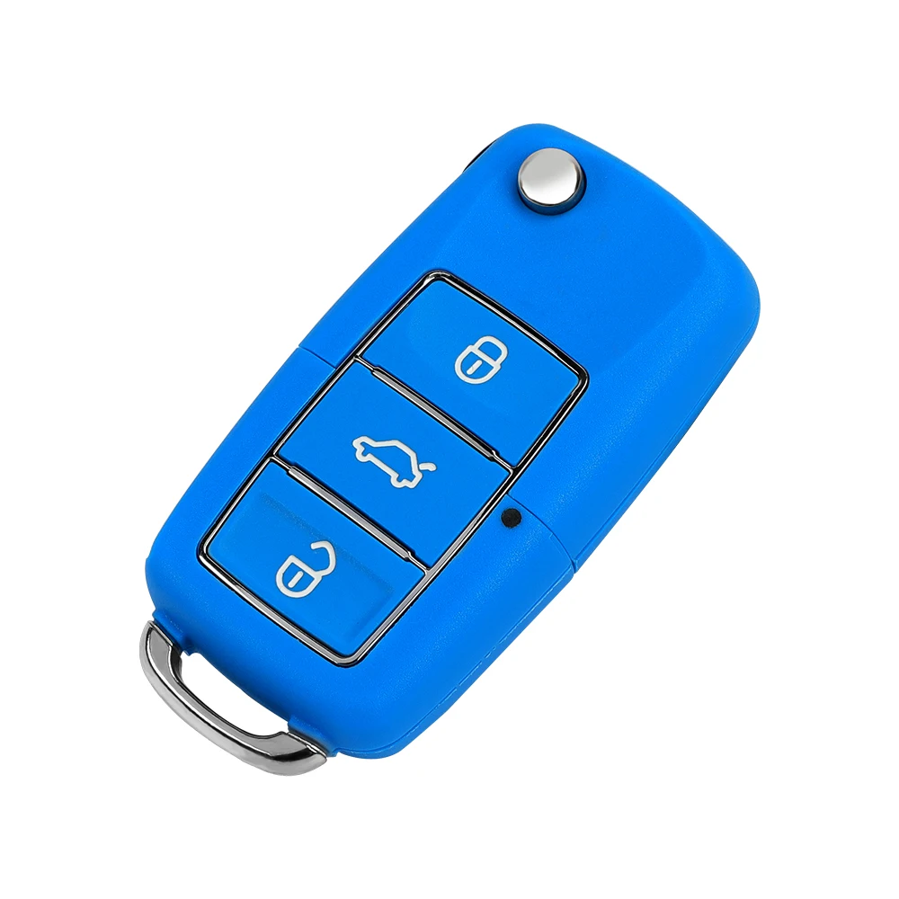 5 шт./лот XHORSE VVDI2 XKB503EN для Volkswagen B5 специальный дистанционный ключ 3 кнопки синего