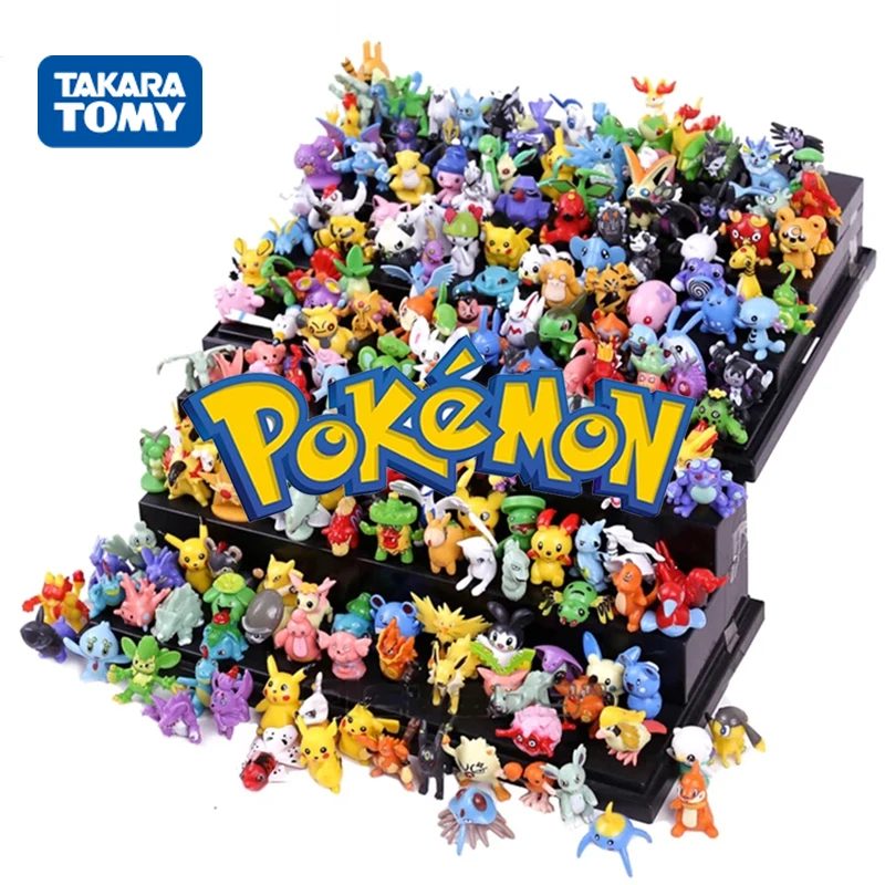 

Tomy Pokemon Different Styles 2-3cm Model Collection Pokemon Pikachu Figure Toys Dolls kid Birthday Gift 24/48/72/96/120/144Pcs