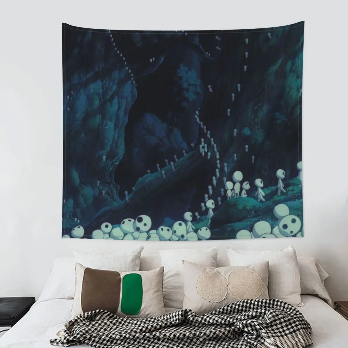 Studio Ghibli Princess Mononoke Throw Tapestry