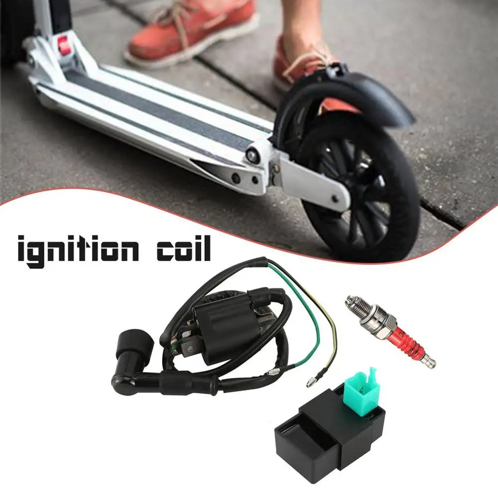 Катушка зажигания мотоцикла Cdi коробка свеча зажигания Стартер реле для 50Cc 70Cc 90Cc 110Cc 125Cc питбайк Atv Quad Taotao Roketa
