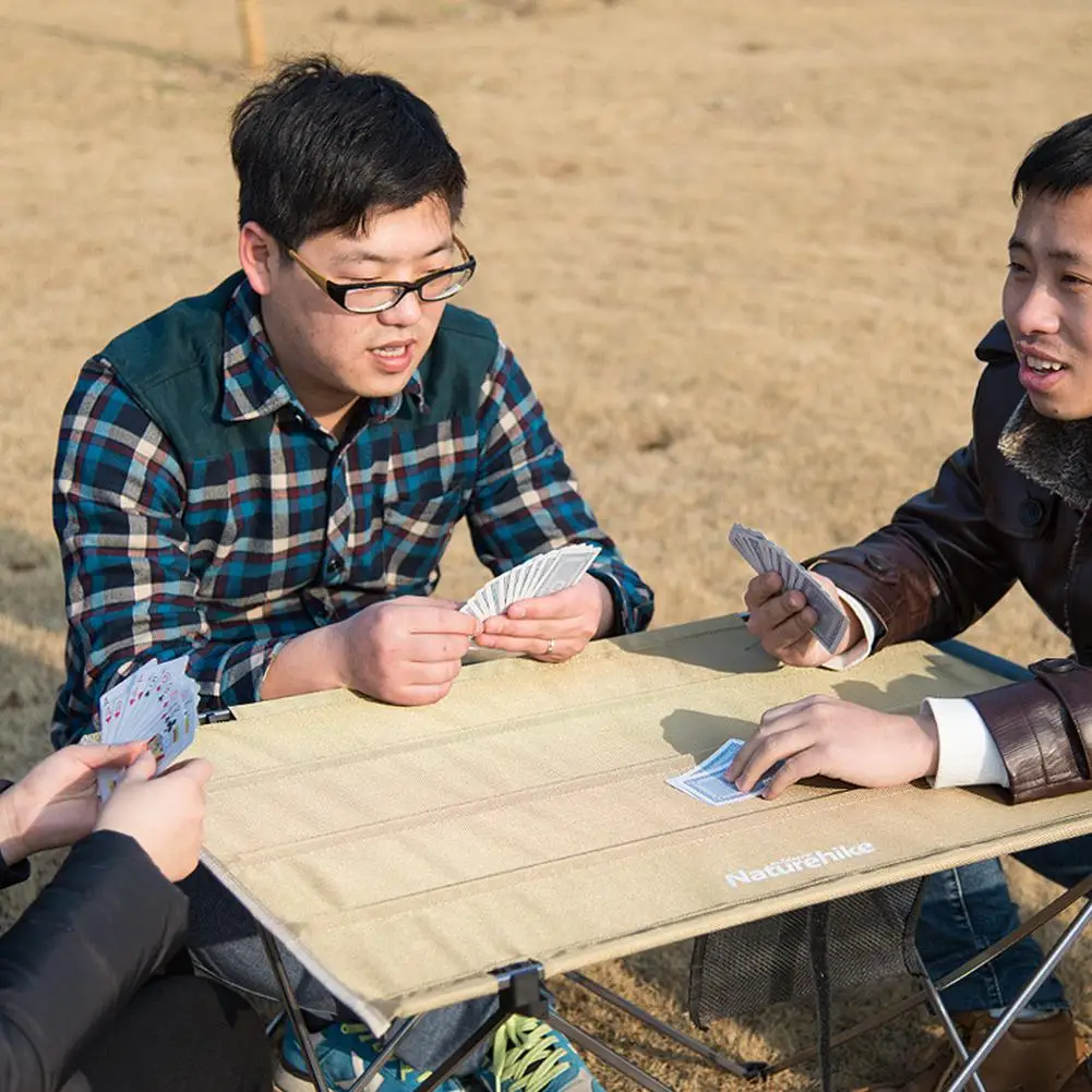  HiMISS Portable Foldable Table Camping Outdoor Furniture Computer Bed Tables Picnic Aluminium Alloy