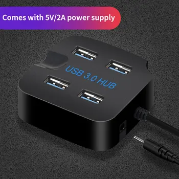 

USB HUB USB 3.0 HUB Splitter Multiple USB Hab Type C HUB 2.0 Multi Hab Expander 4 Port HUB For PC Laptop Fast Transmission