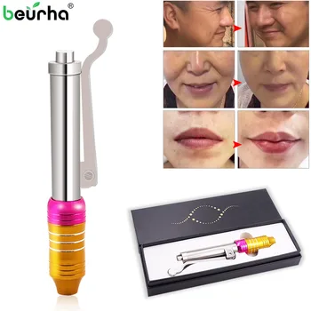 

High quality Hyaluronic Injection Pen Massage Atomizer Pen Kit High Pressure Acid Micro Guns Anti Wrinkle Water Syringe Needle