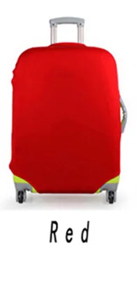 Дорожный защитный чехол на чемодан, чехол на колесиках, Дорожный чемодан, пылезащитный чехол, дорожные аксессуары, органайзер для упаковки, разные цвета - Цвет: red