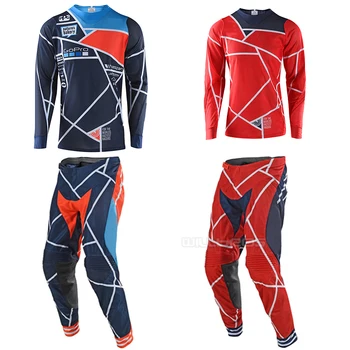 

SE Jersey Pants LE Starburst Motorcycle Gear Set Motorbike Street Moto Riding Suit Kits