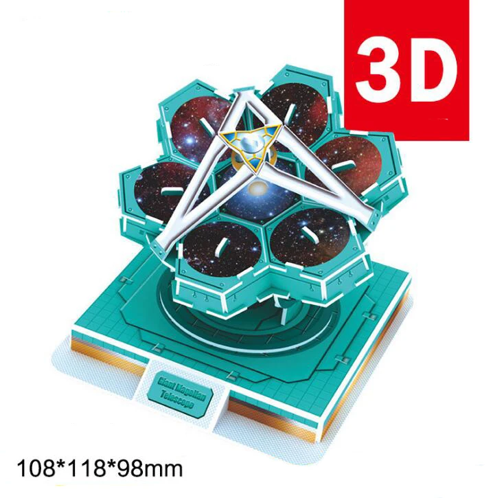 Классическая головоломка DIY 3D головоломка Космический детектор Аэрокосмическая Модель сборная Строительная модель головоломка игрушки для детей фанаты астрономии GYH - Цвет: MH007 Magellan