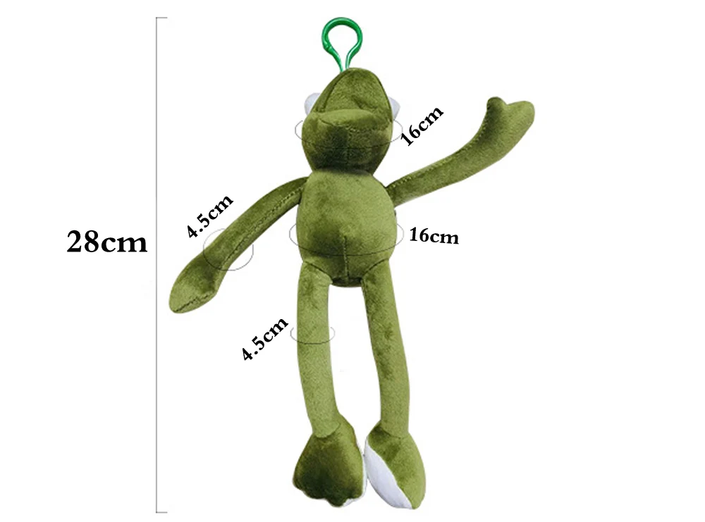 3 Colors 28センチメートル脚長カエルぬいぐるみペンダントキーホルダー韓国の小さな人形バッグ装飾人形ジュエリー Aliexpress