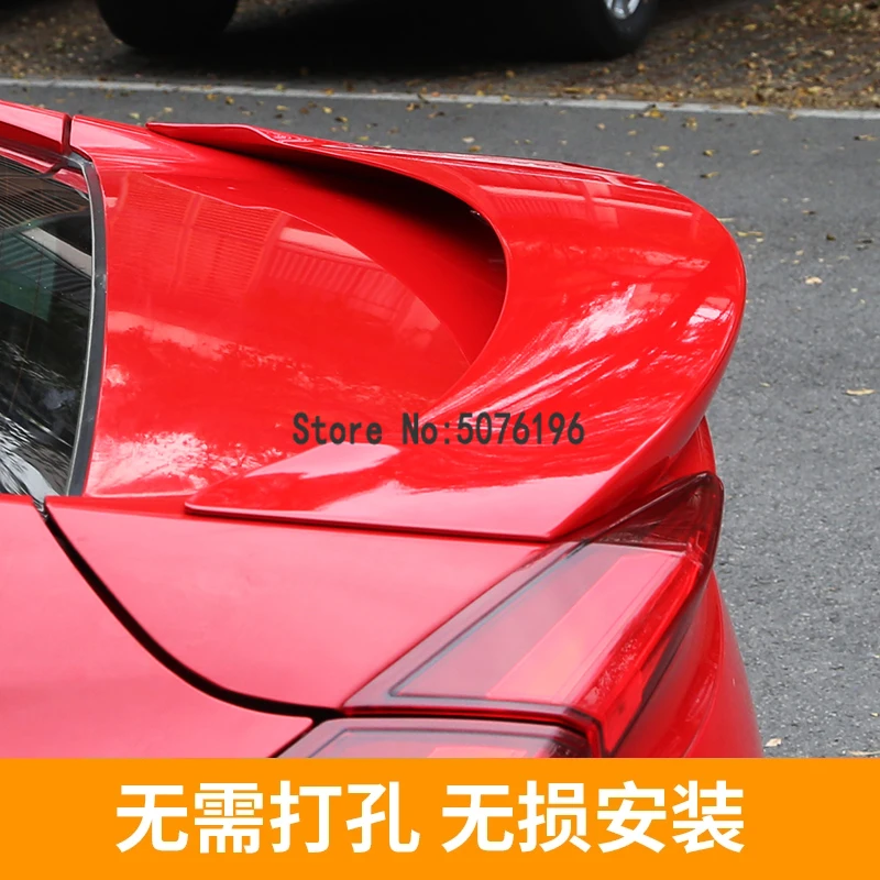 Подходит для Honda Civic 10 ABS удар бесплатно MC стиль задний спойлер заднего крыла