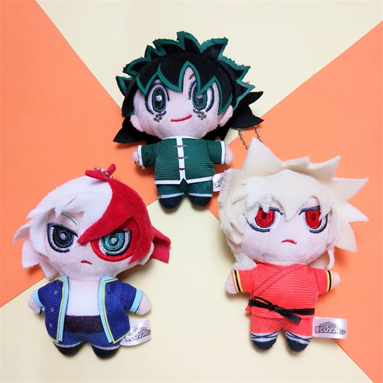 Аниме Boku no My Hero Academy Midoriya Izuku Todoroki Shoto косплей милый плюшевый кукольный Рисунок