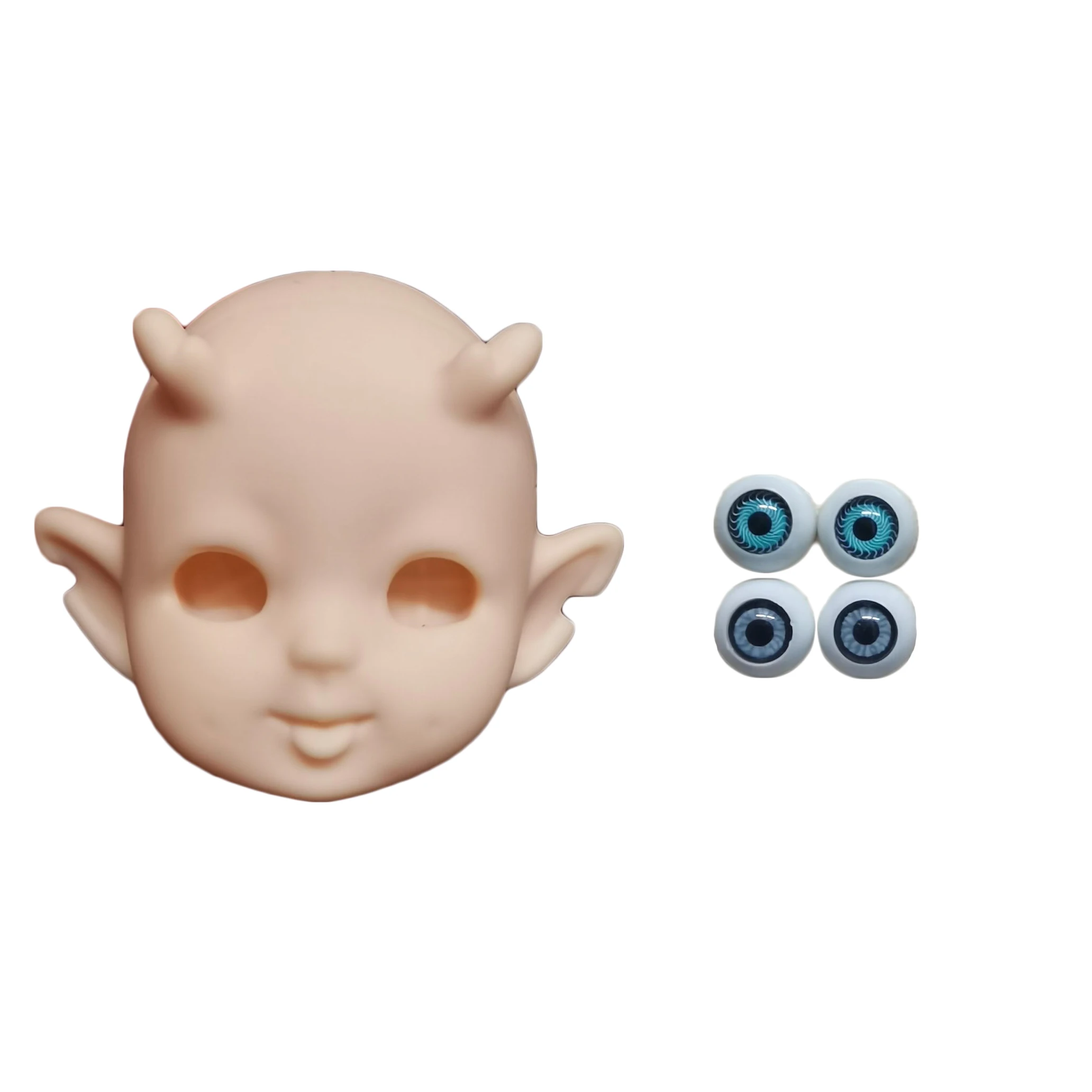 16cm Doll Ob11 Mini Elves Baby Girl Lovely 13 Joint Body Cute BJD Horned Doll without Makeup 17