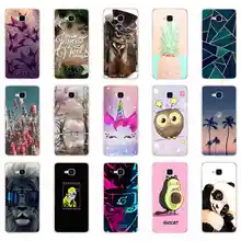 Capa para huawei honor 5c caso silicone versão russa capa traseira para huawei honor 5c sem furo de impressão digital