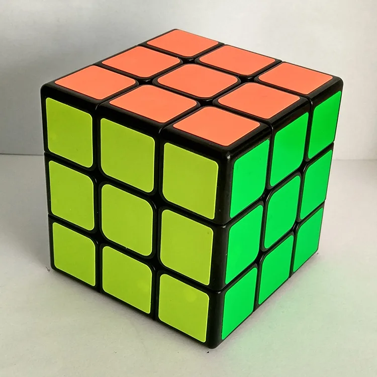 Shengshou 3x3x3 пластиковая Игра Головоломка скорость магический куб образовательные забавные игрушки для детей черный 7 см
