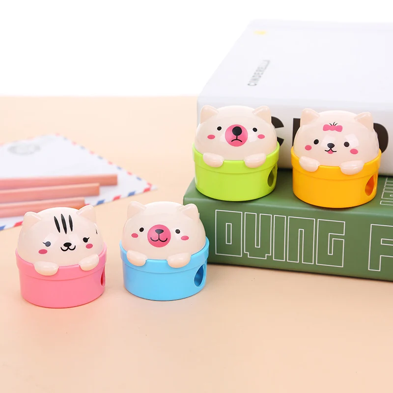 

Cute Single Hole Pencil Sharpener Kawaii Cat Pen Sharpeners For Girls Gifts Back To School Supplies Korean Stationery