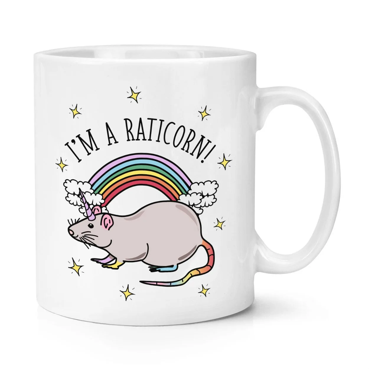 11 унций я Raticorn крыса Единорог смешная кофейная кружка чайная чашка