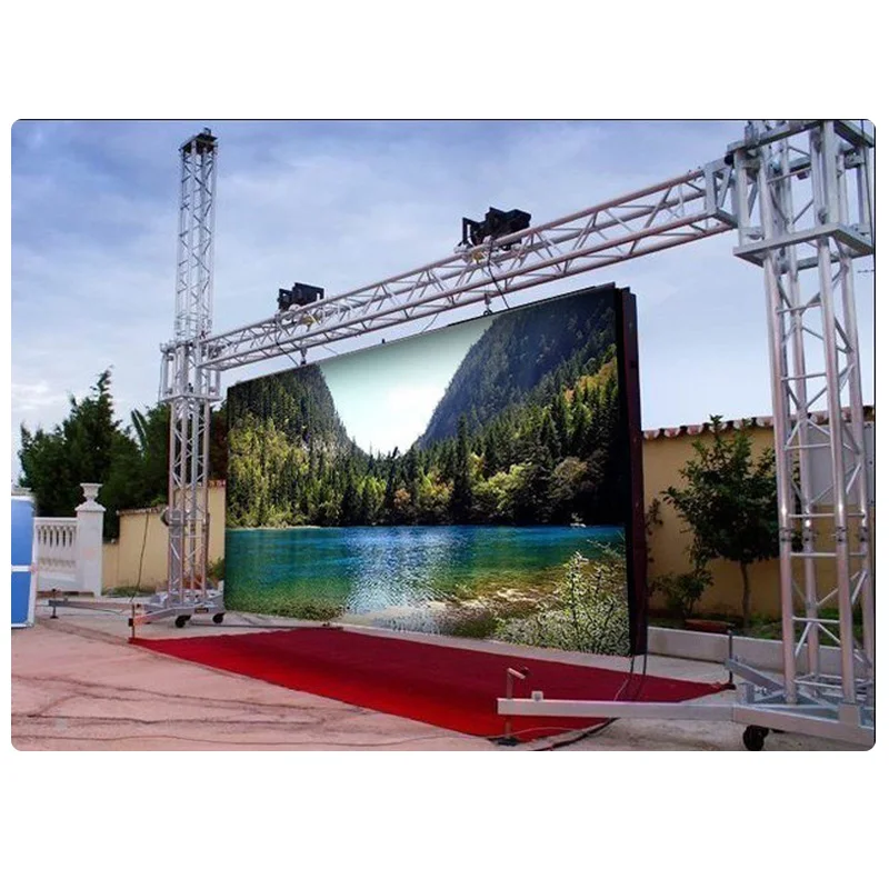 

4Pcs/lot P3.91 led display module panel 39 inch super thin mobile cabinet stage backgound video wall led display screen