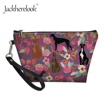 

Jackherelook 2019 New Black Labrador Printing Cosmetic Functiional Bag for Female Lady Make up Pouch Professional Toiletry Cases