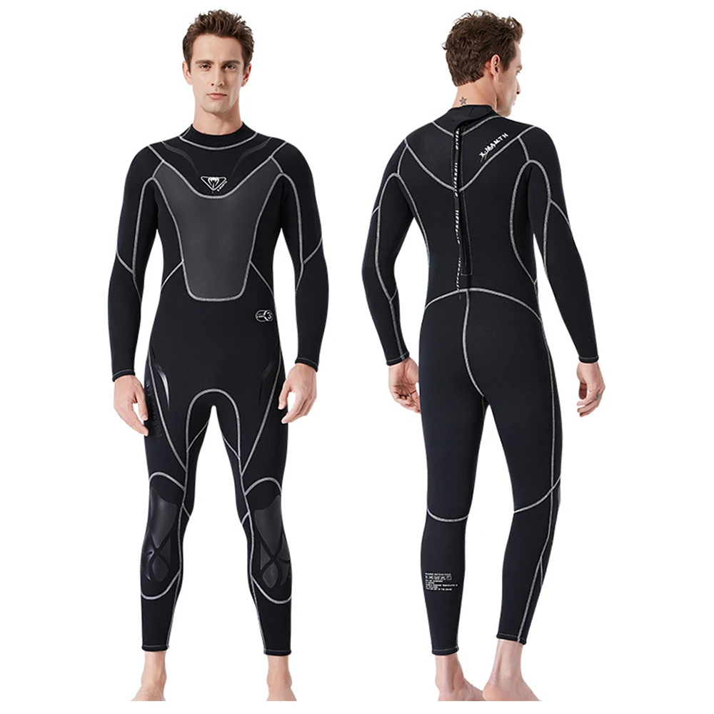 Traje de neopreno Windsurf Kitesurf para hombre, traje de buceo de 3mm, ropa de pesca pesca de neopreno| -