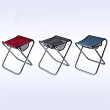 Складной стул толстый портативный алюминиевый сплав уличная мебель аксессуары с сетчатой сумкой для путешествий Рисование Пикник Кемпинг