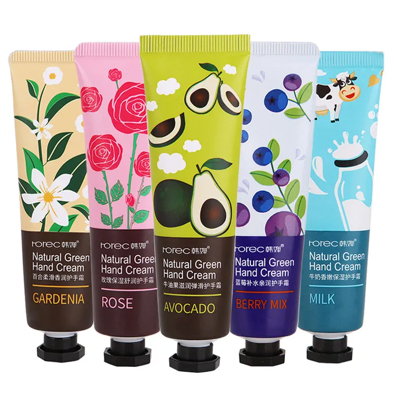 

30g Moisturizing Fruit Hand Cream Nourishing Anti-Chapping Whitening Hand Massage Lotion Repair Anti-Cracking Skin Care Cream