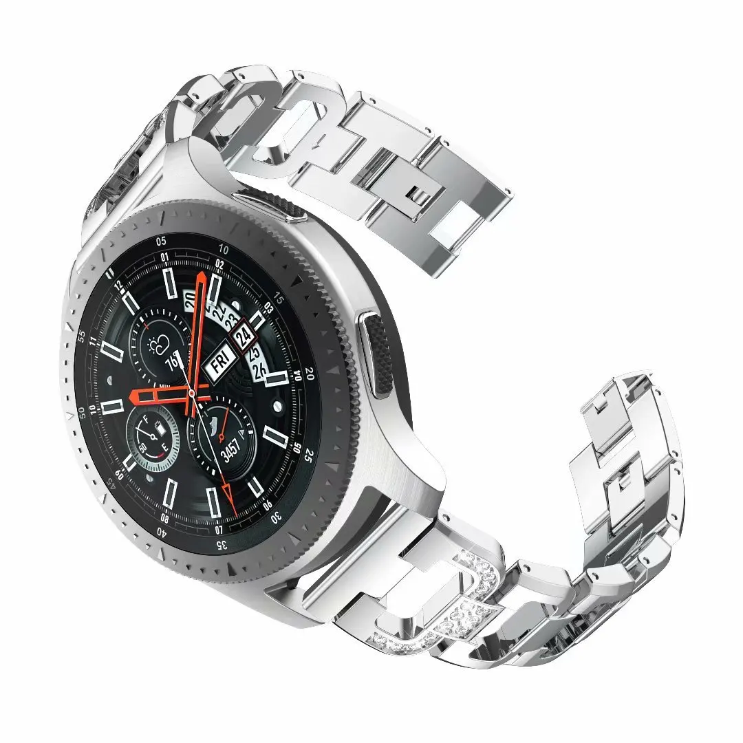 Подходит для samsung watch D ремешок подходит для galaxy watch 46 мм цинк Металл Замена стальной полосы