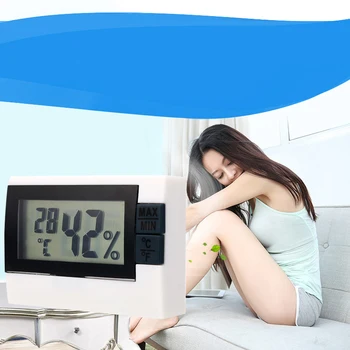 

Fashion Indoor Thermometer Digital Lcdthermometer Hygrometer Display Home & Living Temperature Humidity LCD