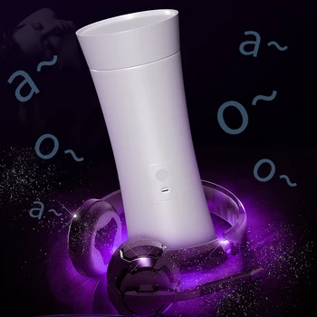 Hand Free Male Masturbator Cup Vaginal Oral Sex Dual Channel Vibrating Masturbation Pocket Pussy Mouth Blowjob Sex Toys for Men 3