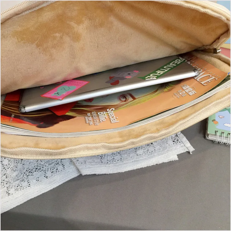 13 Inch Cute Cat Laptop Sleeve Bag For Mac Ipad Pro15 inch Thick Cotton Laptop Tablet Inner Case Keyboard Ipad Air 4 10.5 inch