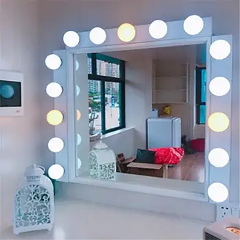 

5 lights Led Makeup Mirror Light Bulb Hollywood Makeup Vanity Lights USB Wall Lamp Dimmable Dressing Table Mirror Lamp CD