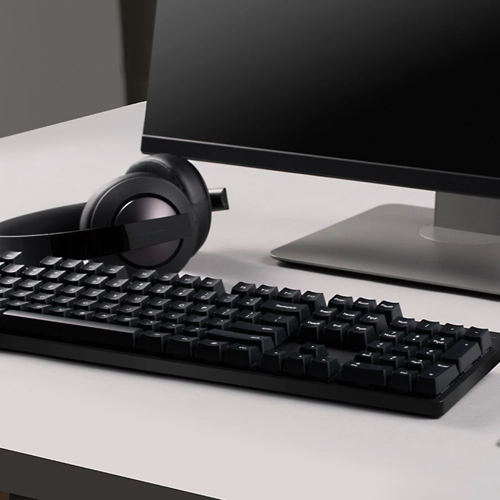 Механическая клавиатура Xiaomi Red Axis Edition 104 Key Keyboard PBT Key cap E-sports игровая клавиатура для офисных игр