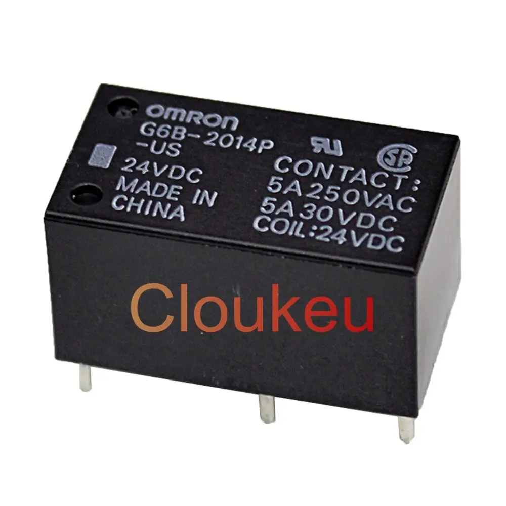 Relay G6B-2014P-US-5VDC 12VDC 24VDC 5A 6pin | Обустройство дома