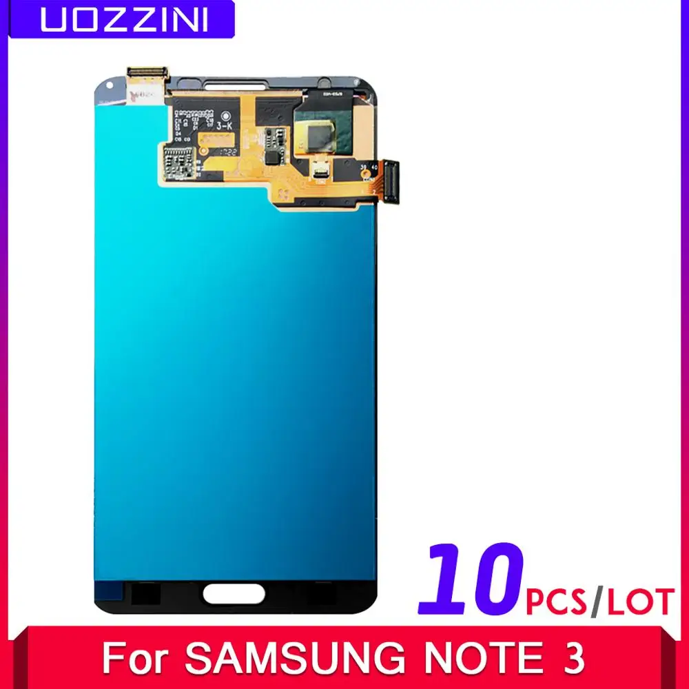 

10 Pcs/Lot Super AMOLED For Samsung Galaxy Note 3 N9000 N9005 N9006 N900K N900T LCD Display Working Touch Screen Assembly