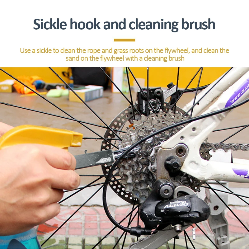 Bicycle Chain Cleaner Scrubber Brush Set Cycling Cleaning Kit Mountain Bike Wash Cleaning Tool Bicycle Repair Tools With Sponge